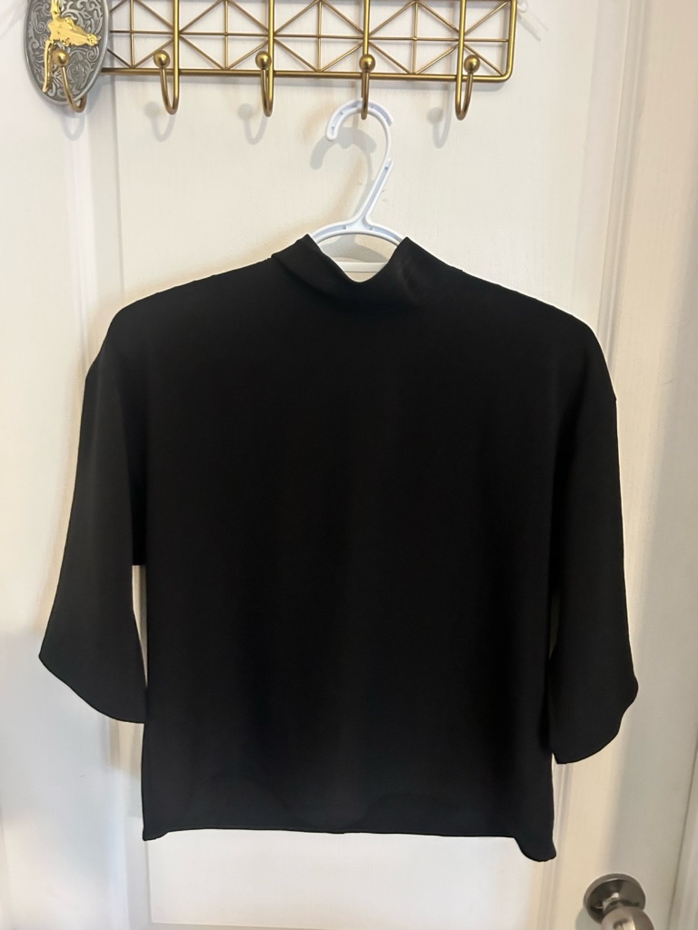 Uniqlo Black Mock Neck Women's Top
